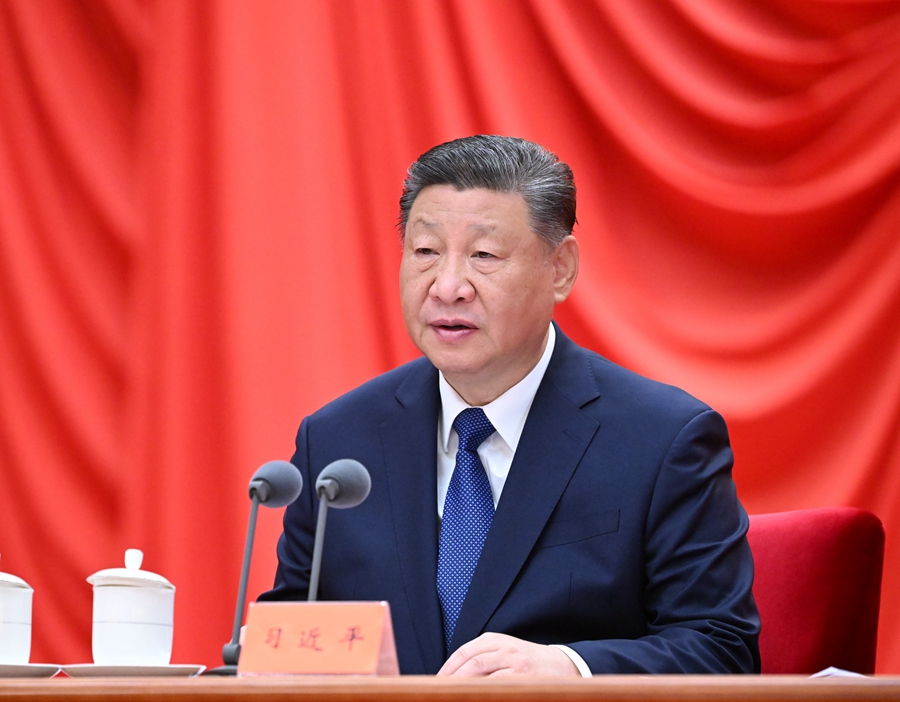 ??1月6日，中共中央總書記、國家主席、中央軍委主席習近平在中國共產(chǎn)黨第二十屆中央紀律檢查委員會第四次全體會議上發(fā)表重要講話。
